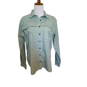 Women’s hiking shirt Patagonia pale green color size medium